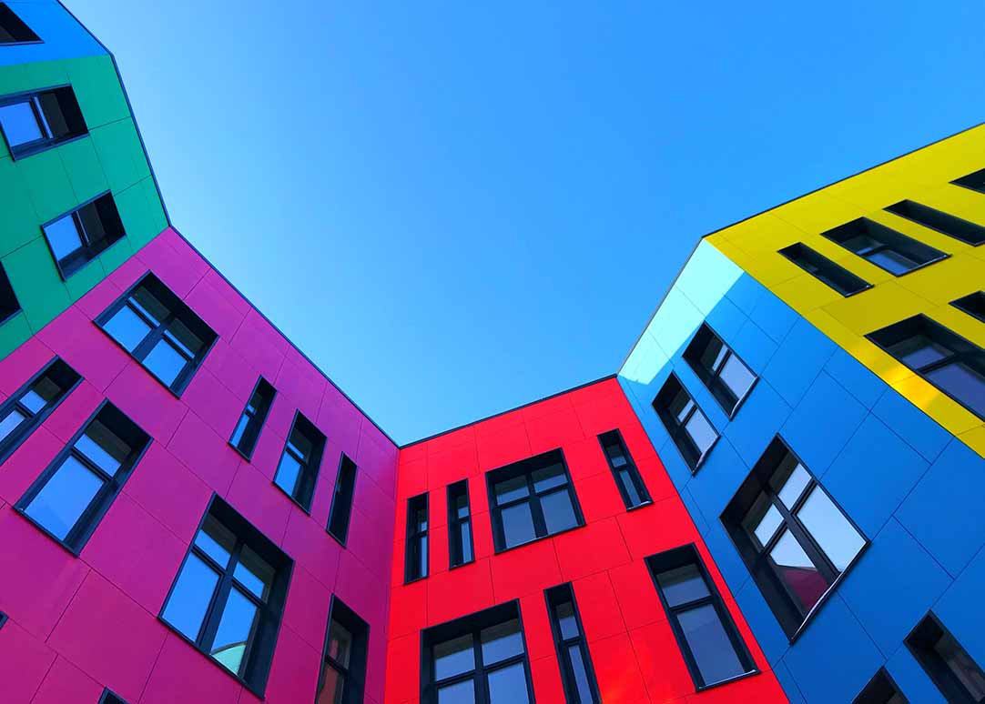 colorful houses